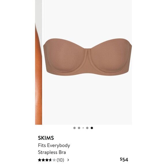 Skims Fit Every Day Strapless Sienna Bra Size 32DD Style Ba-Dem 9221 - Picture 7 of 8